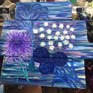 Hand Painted Flowers